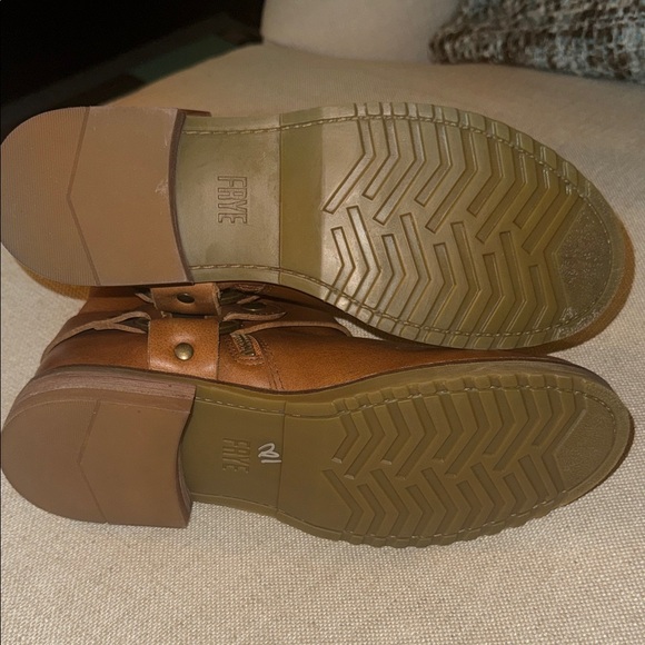 Frye Brown Leather Ankle Boots - Picture 4 of 8